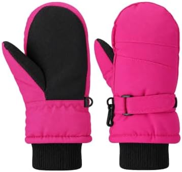 1 Pairs Kids Waterproof Winter Mittens