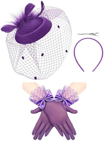 1 Set 50s Fascinators Hat for Women
