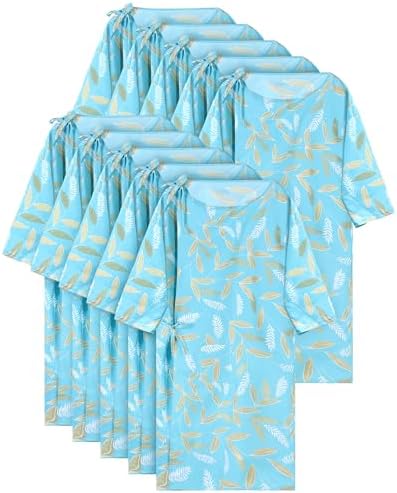 10 Pack Hospital Gown Costume for Women and Men Unisex Patient Medical