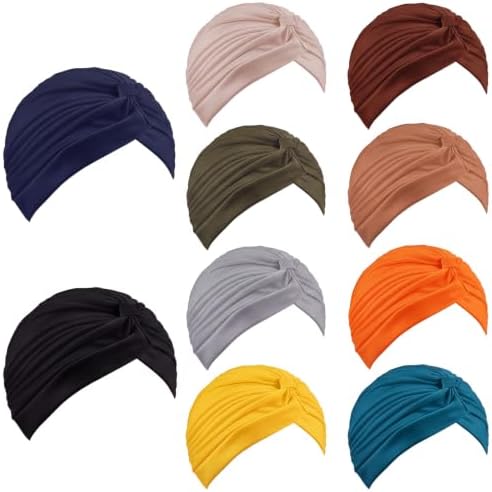 10 Pcs Head Wraps Turbans for Women Head Scarf