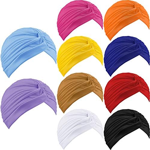 10 Pcs Head Wraps Turbans for Women