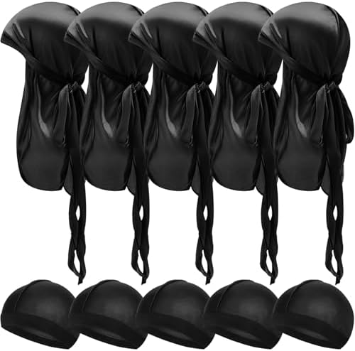 10 Pcs Kid Satin Durag Cap
