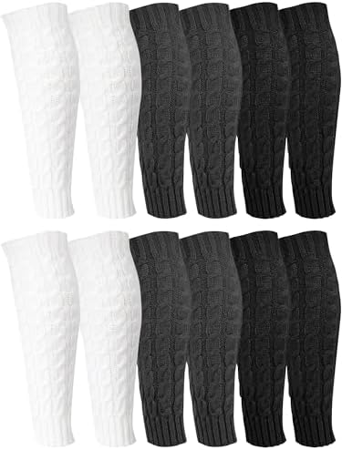 12 Pairs Women Leg Warmers for Winter