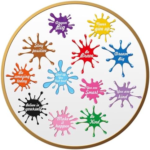 12 Pcs Inspirational Decals for Mirror Affirmation Stickers for Women