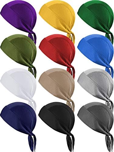 12 Pcs Skull Cap Do Rags
