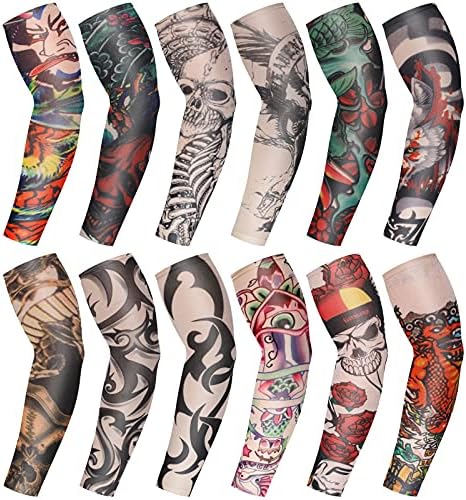 12 Pcs Tattoo Sleeves Men