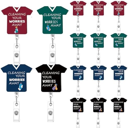 12Pcs Customer Service Week Gift Badge Reel Housekeeping Gift Bulk
