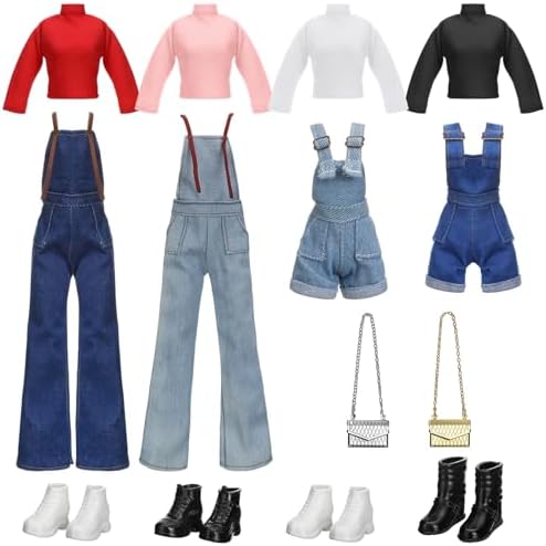 14 Pcs Christmas Doll Clothes and Accessories for 11.5 Inch Doll