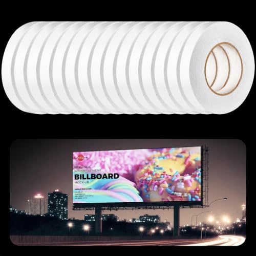 15 Rolls Total 2460 ft Heavy Duty Banner Hem Tape