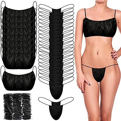 150 Pcs Disposable Bras and Panties Set