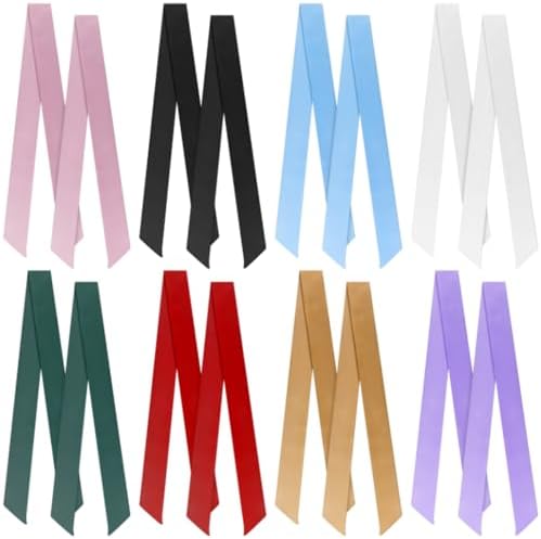 16 Pack Hair Ribbon Neck Scarf 40 Inches Satin