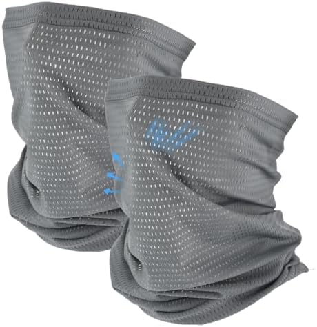 2/4 Pack Men Cooling Neck Gaiter Mesh Face Mask