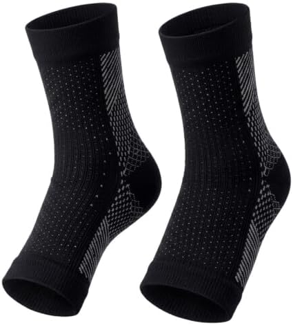 2 Pairs 10.83 Inch Long Compression Foot Arch Support for Women Men