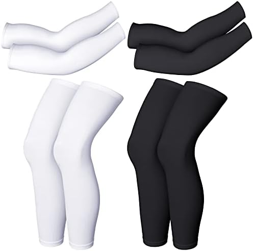 2 Pairs Arm Leg Sleeves for Men