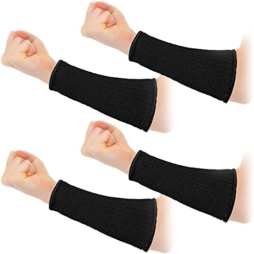 2 Pairs Cut Resistant Sleeves Level 5 Arm Protective Sleeve for Thin