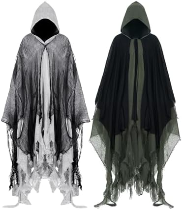 2 Pcs Grim Reaper Costume for Adults