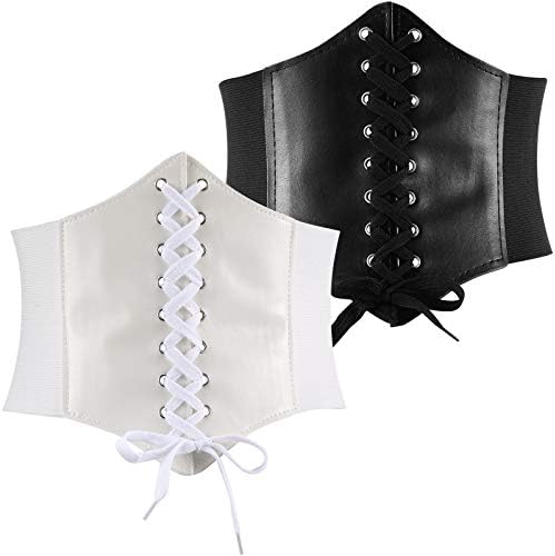 2 Pcs Halloween Corset Waist Belt