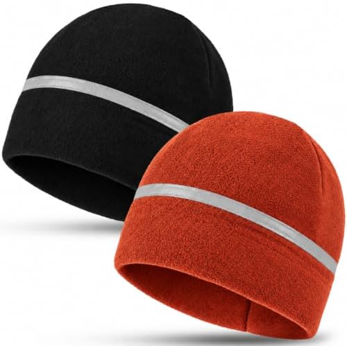 2 Pcs Reflective Beanie