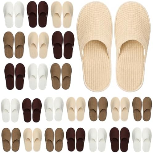 24 Pair House Slipper for Guest Washable