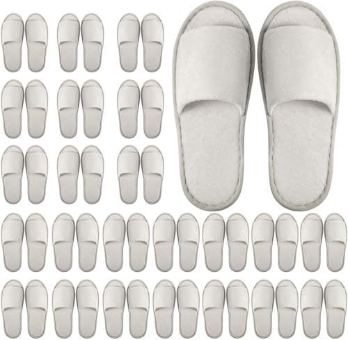 24 Pairs Open Toe Spa Slipper