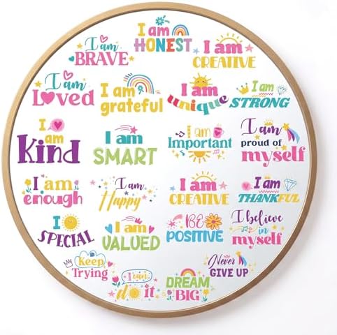 24 Pcs Inspirational Mirror Affirmation Stickers