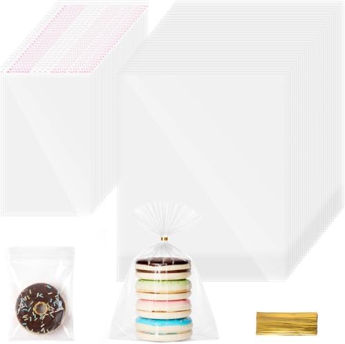 240 Pcs 4 x 6 Inch Clear Opp Plastic Bags