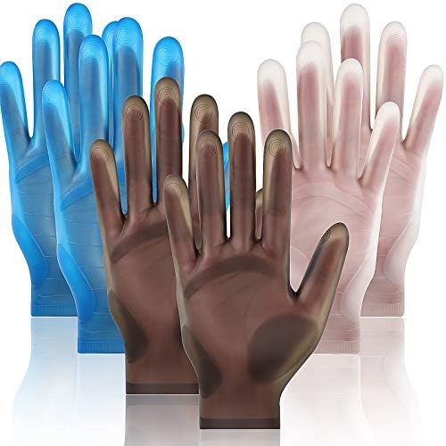 3 Pairs Resin Silicone Gloves for Epoxy Reusable Waterproof