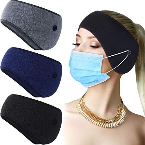 3 Pcs Fleece Ear Warmers Headband