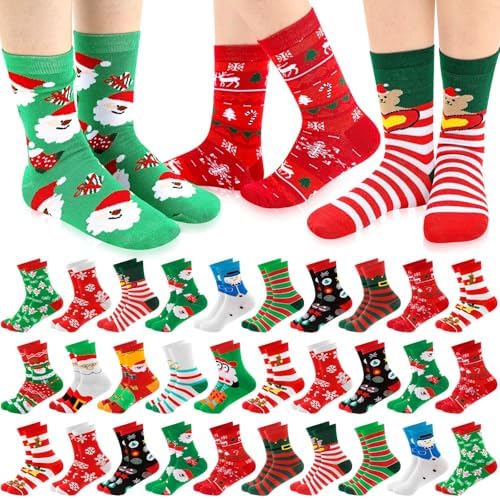 30 Pairs American Flags Cotton Socks for Men Women 4th of July Patriotic