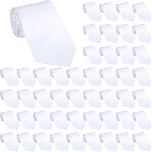 36 Pieces 6/24/36 Pcs Sublimation Blank Polyester Necktie for Heat