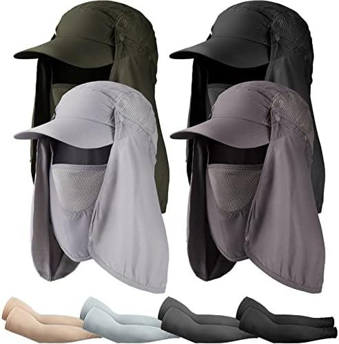 4 Pair Sun Fishing Hat