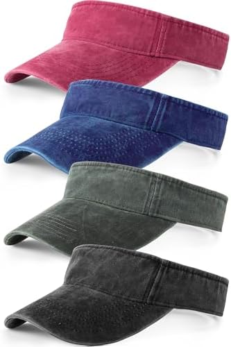 4 Pcs Adjustable Sport Sun Visor