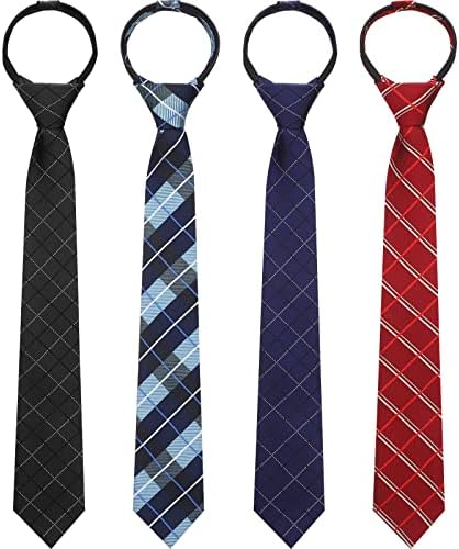 4 Pcs Pre-tied Boys Ties