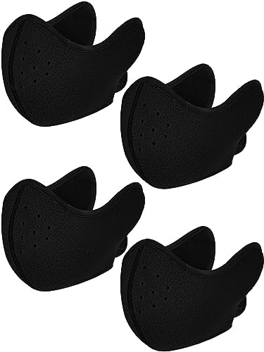 4 Pcs Winter Face Cover Black One Size