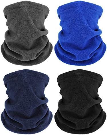 4 Pcs Winter Neck Warmers for Men Women