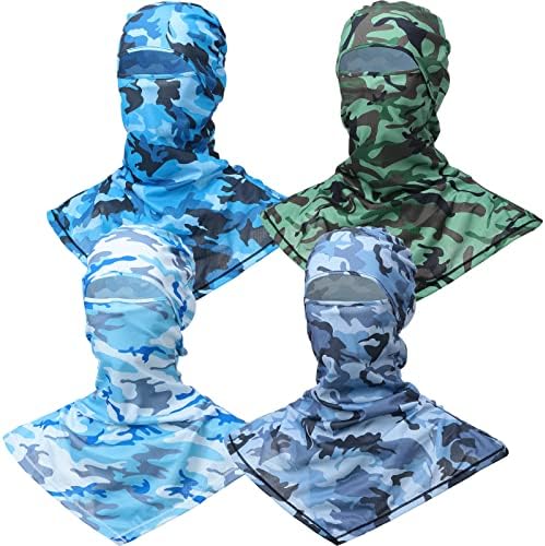 4 Piece Balaclava Face Mask Breathable Camouflage Style
