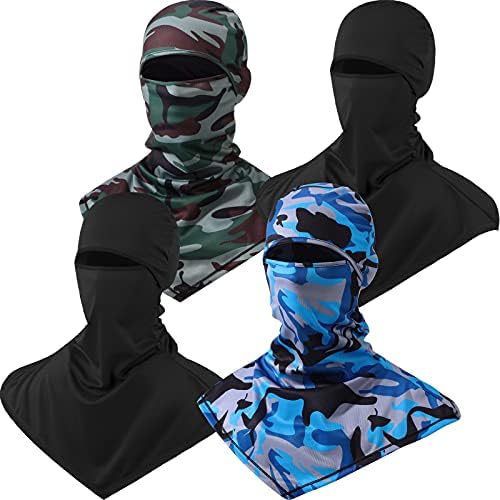 4 Piece Balaclava Face Mask Breathable Vivid Style