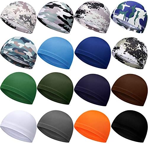 48 Pcs 16/32/48 Pcs Cooling Skull Cap Men Helmet Liner Sweat Wicking