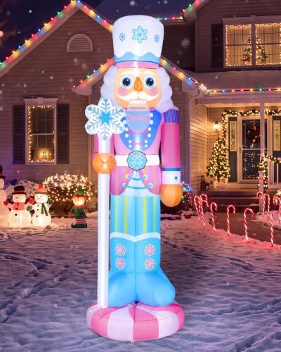 6 Ft Christmas Inflatable Outdoor Decoration Nutcracker Soldier Blow Up