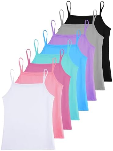 6 Pack Girls Tank Tops Cami