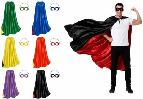 6 Pack Hero Capes Masks