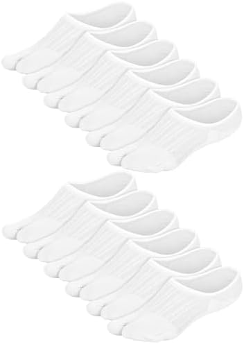 6 Pairs Split Toe Tabi Socks for Women White