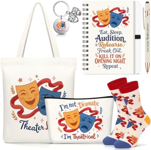 6 Pcs Musical Theater Gifts for Women Men Broadway Gifts Christmas
