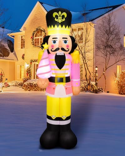 6Ft Christmas Inflatable Outdoor Decoration Nutcracker Soldier Blow Up
