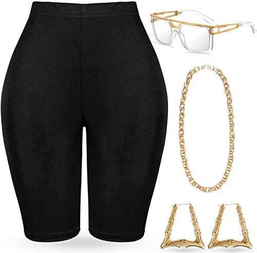 7 Pcs 80s 90s Outfit for Women Hip Hop