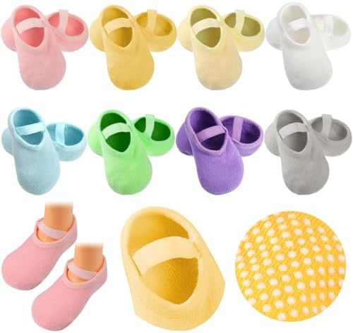 8 Pairs Baby Boy Girl Grips Socks Warm Non Skid Anti Slip Toddler Socks