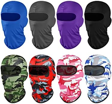 8 Pcs Balaclava Ski Mask Sun Protection
