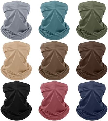 9 Pcs Neck Gaiter