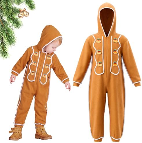 Christmas Gingerbread Costume for Kids