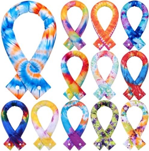 Cooling Neck Wraps Cooling Scarf Wrap Walking Riding Outdoor Tie Dye